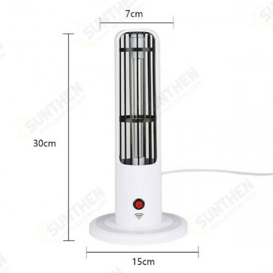 UVC+Ozone Sterilizing Lamp UV Germicidal Disinfection Night Light Timing Control