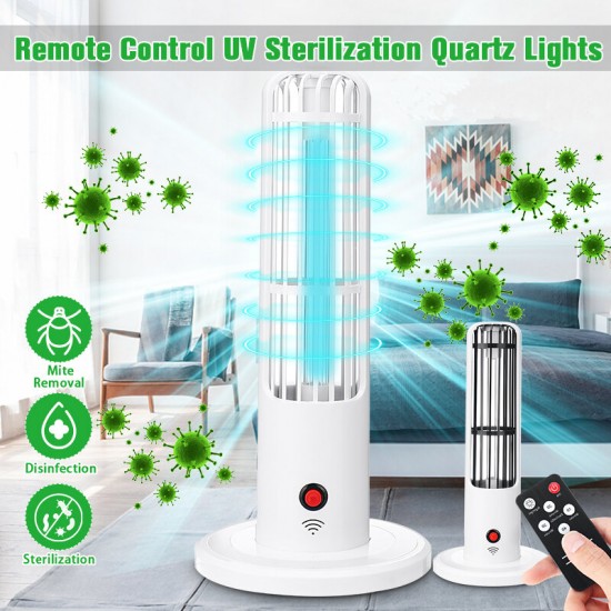 UVC+Ozone Sterilizing Lamp UV Germicidal Disinfection Night Light Timing Control