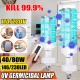 Ultraviolet Germicidal Lamp 40W 80W E27 LED UVC Bulb Household Ozone Disinfection Light+ AC110V/220V Lampholder