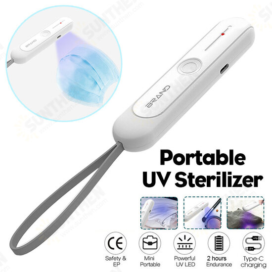 Usb Portable UV Light Sterilizer Bactericidal Lamp For Phone Mask Ultraviolet Germicidal Sanitizer Disinfection Mite Eliminator