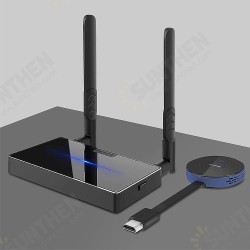 2.4G/5G Wireless HDMI Video Display Dongle Transmitter Receiver Kit 4K UHD Projector Entender TV Stick with Dual Antenna for PC TV Monitor Projector 2.4G/5G Wireless HDMI Video Display Dongle Transmitter Receiver Kit 4K UHD Projector Entender TV Stick with Dual Antenna for PC TV Monitor Projector