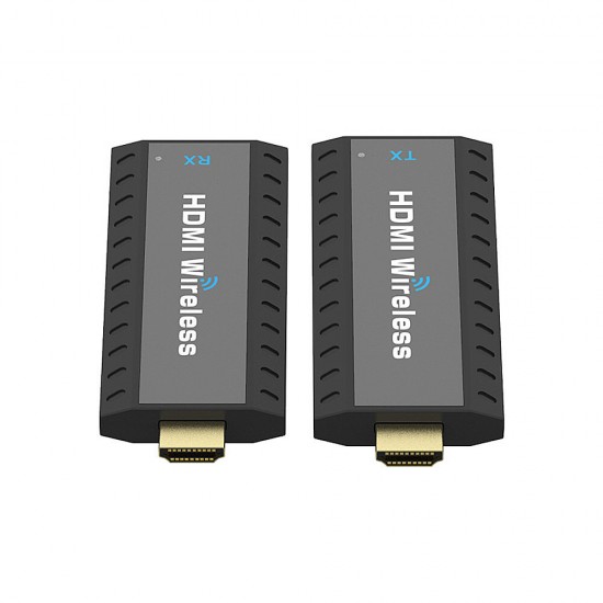 50M Wireless HDMI Extender 1080P Transmitter Receiver Splitter Extender 1x2 Dual Display Adapter Dongle for PS4 PC TV Monitor Projector