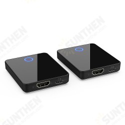 BIN-810 Wireless HDMI-Compatible Audio Video Transmitter Receiver Splitter 30M 1080P Wireless HD Extender Can 1 to 2 Dual Display Mode for PC DVD STB TV Box BIN-810 Wireless HDMI-Compatible Audio Video Transmitter Receiver Splitter 30M 1080P Wireless HD Extender Can 1 to 2 Dual Display Mode for PC DVD STB TV Box