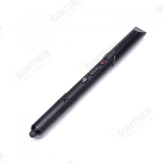 3 in 1 Flip Pen Touch-sensitive Pen Red Light Indication Wireless Presenter PPT Page Pen Clicker USB Remote Control