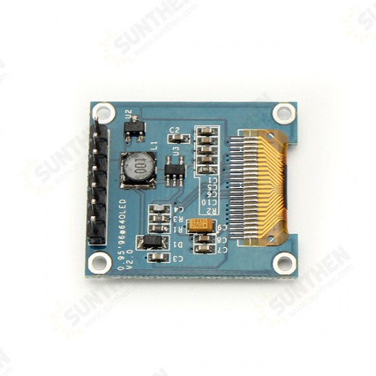 0.95 Inch 7pin Full Color 65K Color SSD1331 SPI OLED Display