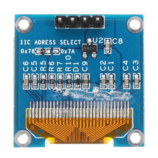 0.96 Inch 4Pin White LED IIC I2C OLED Display With Screen Protection Cover for Arduino - products that work with official Arduino boards