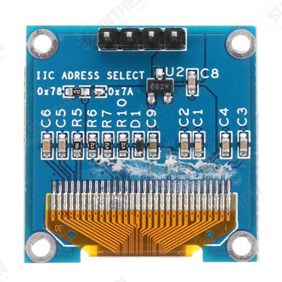 0.96 Inch 4Pin White LED IIC I2C OLED Display With Screen Protection Cover for Arduino - products that work with official Arduino boards