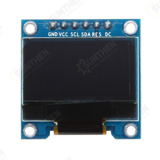 0.96 Inch White SPI OLED Display Module 12864 LED