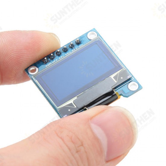 0.96 Inch White SPI OLED Display Module 12864 LED