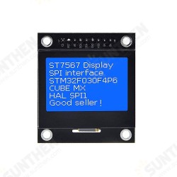 12864 LCD Display Screen 12864-03A Module Serial Port Dot Matrix SPI with Iron Frame 12864 LCD Display Screen 12864-03A Module Serial Port Dot Matrix SPI with Iron Frame