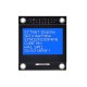 12864 LCD Display Screen 12864-03A Module Serial Port Dot Matrix SPI with Iron Frame