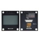 12864 LCD Display Screen 12864-03A Module Serial Port Dot Matrix SPI with Iron Frame
