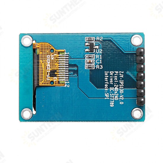 1.3 Inch IPS TFT LCD Display 240*240 Color HD LCD Screen 3.3V ST7789 Driver Module