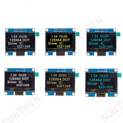 1.54 inch OLED Display LCD Screen Module Resolution 128*64 SPI/IIC Interface SSD1309 Driver 1.54 inch OLED Display LCD Screen Module Resolution 128*64 SPI/IIC Interface SSD1309 Driver