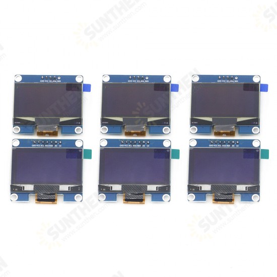 1.54 inch OLED Display LCD Screen Module Resolution 128*64 SPI/IIC Interface SSD1309 Driver