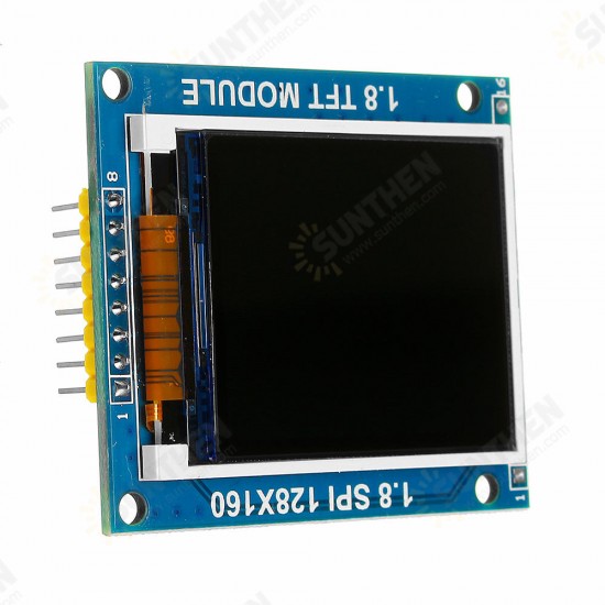 1.8 Inch 128X160 ILI9163/ST7735 TFT LCD Module With PCB Baseboard SPI Serial Port