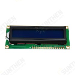 1Pc 1602 Character LCD Display Module Blue Backlight for Arduino - products that work with official Arduino boards 1Pc 1602 Character LCD Display Module Blue Backlight for Arduino - products that work with official Arduino boards