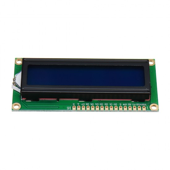1Pc 1602 Character LCD Display Module Blue Backlight for Arduino - products that work with official Arduino boards