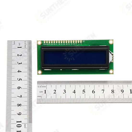 1Pc 1602 Character LCD Display Module Blue Backlight for Arduino - products that work with official Arduino boards