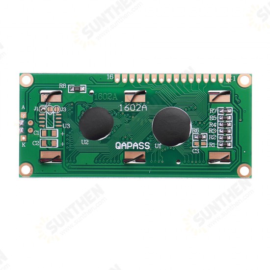 1Pc 1602 Character LCD Display Module Blue Backlight for Arduino - products that work with official Arduino boards