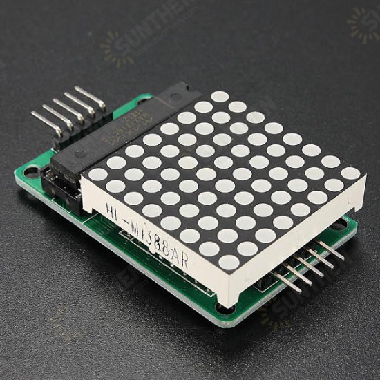 2Pcs MAX7219 Dot Matrix MCU LED Display Control Module Kit