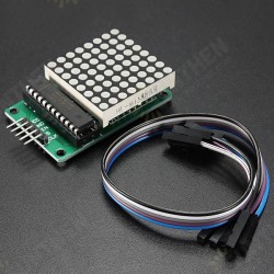 2Pcs MAX7219 Dot Matrix MCU LED Display Control Module Kit 2Pcs MAX7219 Dot Matrix MCU LED Display Control Module Kit