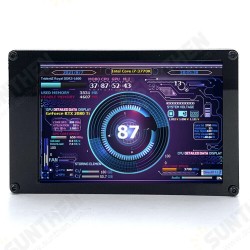 3.5 Inch IPS Monitor Screen AX206 LCD Display with RGB Breathing Light with 4 USB Port Support Raspberry Pi 3.5 Inch IPS Monitor Screen AX206 LCD Display with RGB Breathing Light with 4 USB Port Support Raspberry Pi