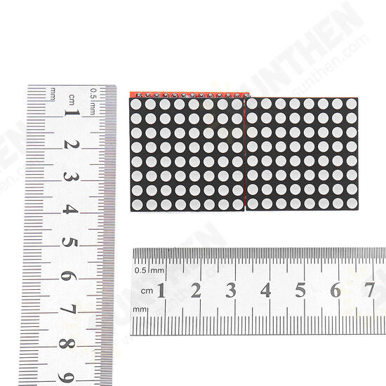 8x16 MAX7219 LED Dot Matrix Screen Module for Arduino - products that work with official Arduino boards