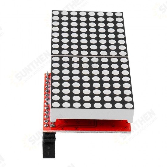 8x16 MAX7219 LED Dot Matrix Screen Module for Arduino - products that work with official Arduino boards