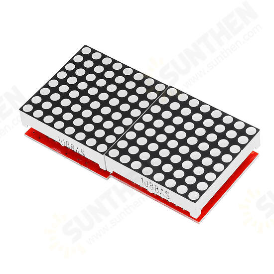 8x16 MAX7219 LED Dot Matrix Screen Module for Arduino - products that work with official Arduino boards