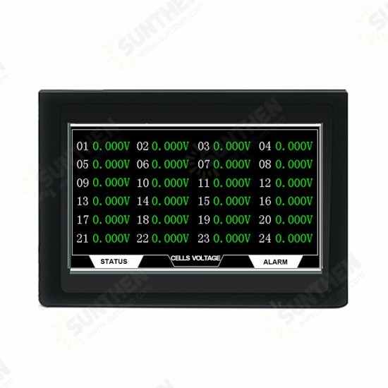 Active Balance BMS Battery Protection Board 4.3inch Touch LCD Display Screen 2.5inch LCD Display for Motorcycle Saloon Car