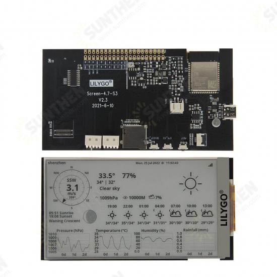 T5 4.7 Inch E-paper V2.3 ESP32-S3 Display Screen Module Board Support TF Card Compatible Raspberry Pi