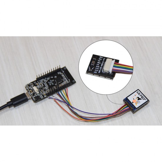 T-0.85 Inch LCD Module GC9107 Full Color Display IPS 128*128 Screen Development Board PH1.0mm Cable Holder For Arduino
