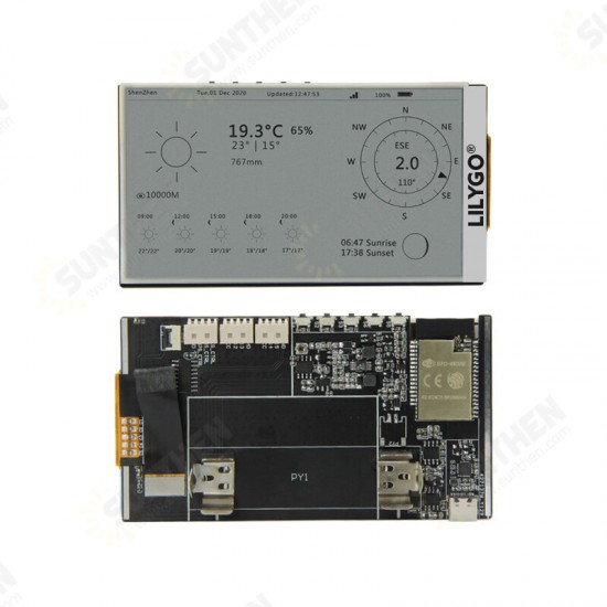 T5 4.7 inch E-paper Screen CH9102F QFN24 ESP32 V3 Version 16MB FLASH 8MB PSRAM WIFI Bluetooth Display Module