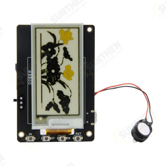 T5 V2.4.1 ESP32 2.13 Inch Electronic Yellow Black and White ink e-Paper Screen Module with Speaker