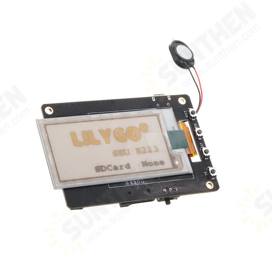 T5 V2.4.1 ESP32 2.13 Inch Electronic Yellow Black and White ink e-Paper Screen Module with Speaker