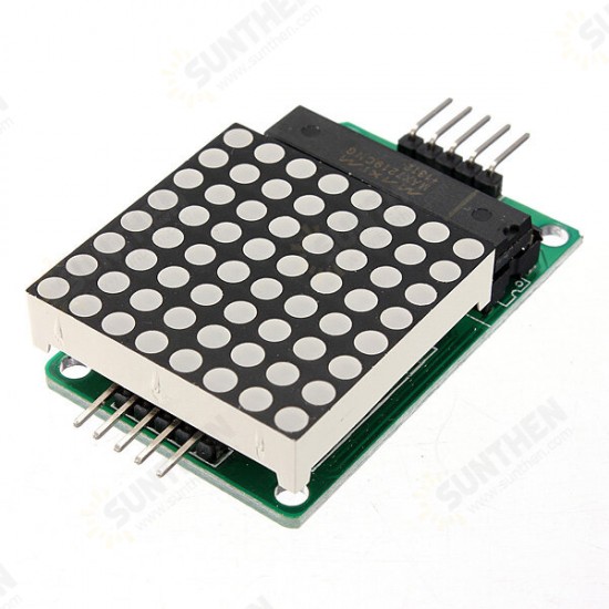 MAX7219 Dot Matrix MCU LED Display Control Module Kit With Dupont Cable