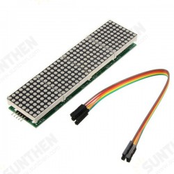 MAX7219 Dot Matrix Module 4-in-1 LED Display Module MAX7219 Dot Matrix Module 4-in-1 LED Display Module