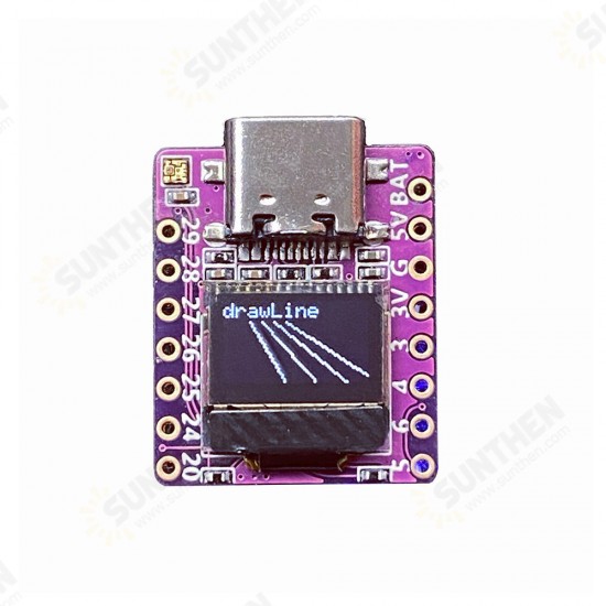 RP2040 Development Board with 0.42 inch LCD Supports Arduino/MicroPyth