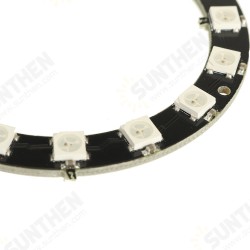 Ring 5V 16x 5050 RGB LED Board with Integrated Drivers Module for Arduino - products that work with official Arduino boards Ring 5V 16x 5050 RGB LED Board with Integrated Drivers Module for Arduino - products that work with official Arduino boards