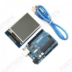UNO R3 USB Development Board With 2.8 Inch TFT Touch Display Module UNO R3 USB Development Board With 2.8 Inch TFT Touch Display Module