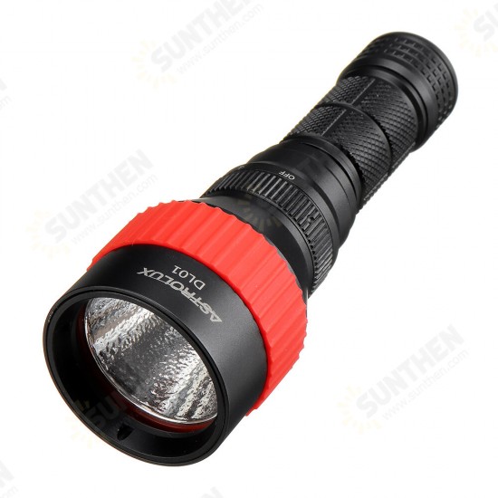 DL01 XHP50.2 2230LM Underwater 100M Strong Dive Light 6500K Professinal Scuba Diving LED Flashlight with Magnetic Switch Under Water Photography Video LED Fill Light