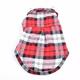 100% Cotton Pet Dog Plaid Stripe T-Shirt Puppy Vest Coats For Small Dog Clothes Classical Style