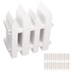 12/24PCS Outdoor PVC Plastic White Fence Garden Flowerpot Parterre Pet Fence Decoration Dog Kennel Cage