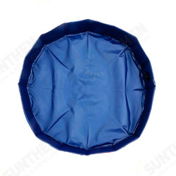 160cm Foldable Pet Bath Swimming Pool Collapsible Dog Pool Pet Bathing Tub Pool Kiddie Pool for Dogs Cats and Kids