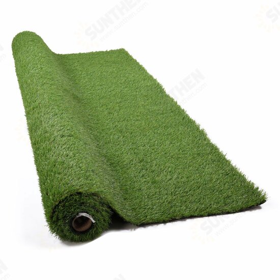 1.6x6.6FT/ 6.6x9.8FT Artificial Grass Turf Pet 3cm Thick Floor Mat Lawn Synthetic Spring Grass Indoor Outdoor Landscape Golf Green Decor Pet Grass Faux Grass with Drainage Holes