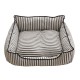 2 Colors Stripe Pattern Pet Sofa Bed Mat Dog Cat Sofa Kennel Pet Bed