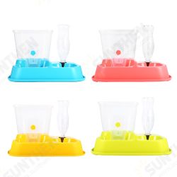 2 in 1 Automatic Pet Food Drink Dispenser Dog Cat Feeder Water Station Bowl Dish Beverage Dispenser 2 in 1 Automatic Pet Food Drink Dispenser Dog Cat Feeder Water Station Bowl Dish Beverage Dispenser