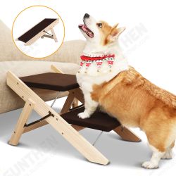 2-in-1 Portable Folding Safety Pet Stairs Ramp for Dogs and Cats Steps Ladder Puppy Supplies 2-in-1 Portable Folding Safety Pet Stairs Ramp for Dogs and Cats Steps Ladder Puppy Supplies