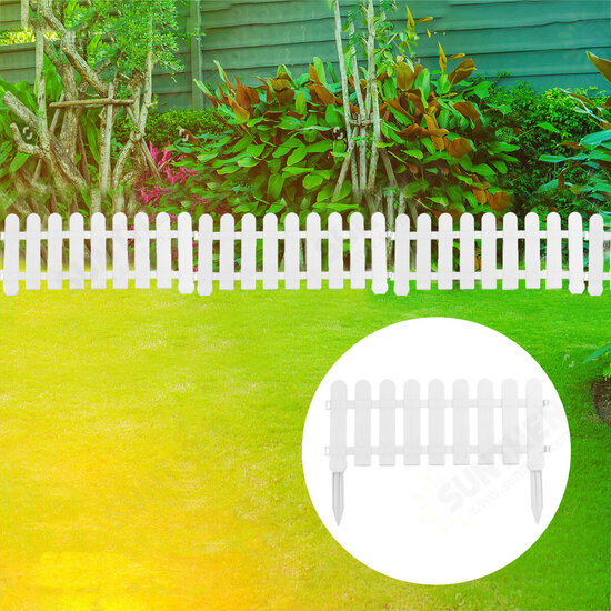 20 / 40 FT Plastic Garden Border Fencing Fence Pannels Outdoor Landscape Decor Edging Yard 12 24 PCS 20 / 40 FT Plastic Garden Border Fencing Fence Pannels Outdoor Landscape Decor Edging Yard 12 24 PCS